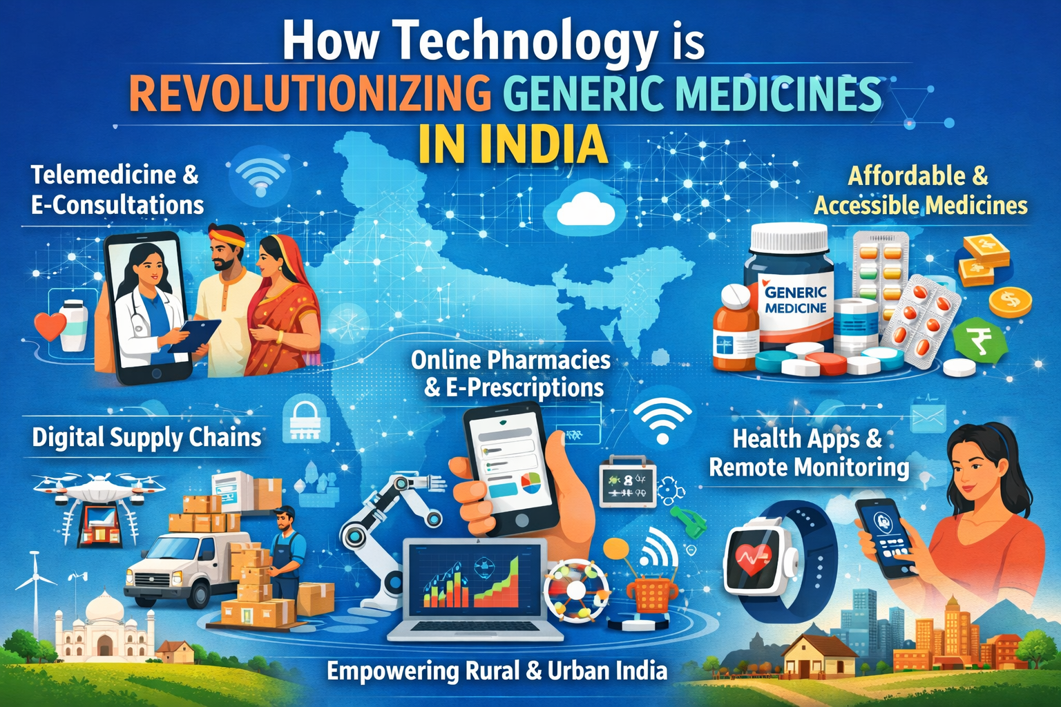 Generic medicine delivery app platform in India